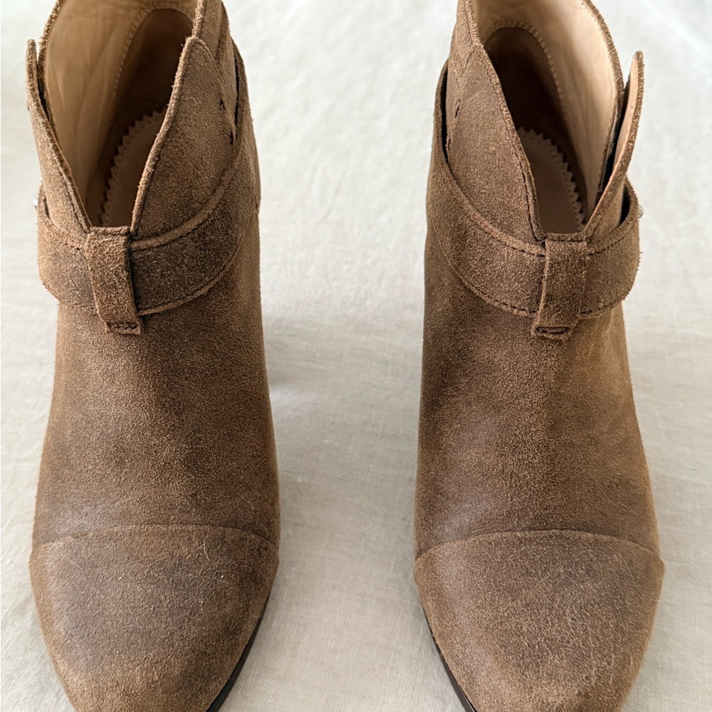 Brown Suede Ankle Boots